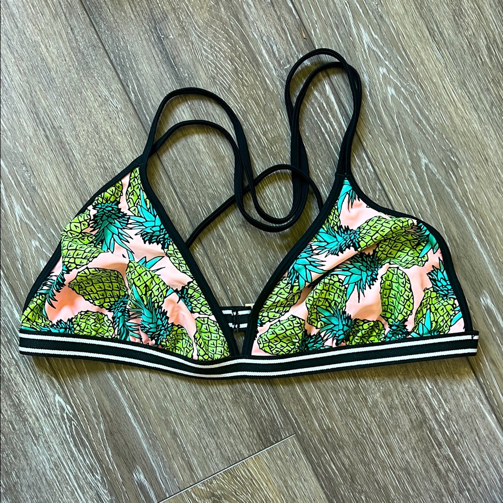 Target Xhilaration Pineapple Print Bikini Top